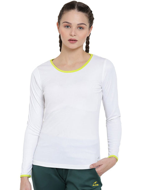 Alcis Women White Solid Styled Back Top | Alcis