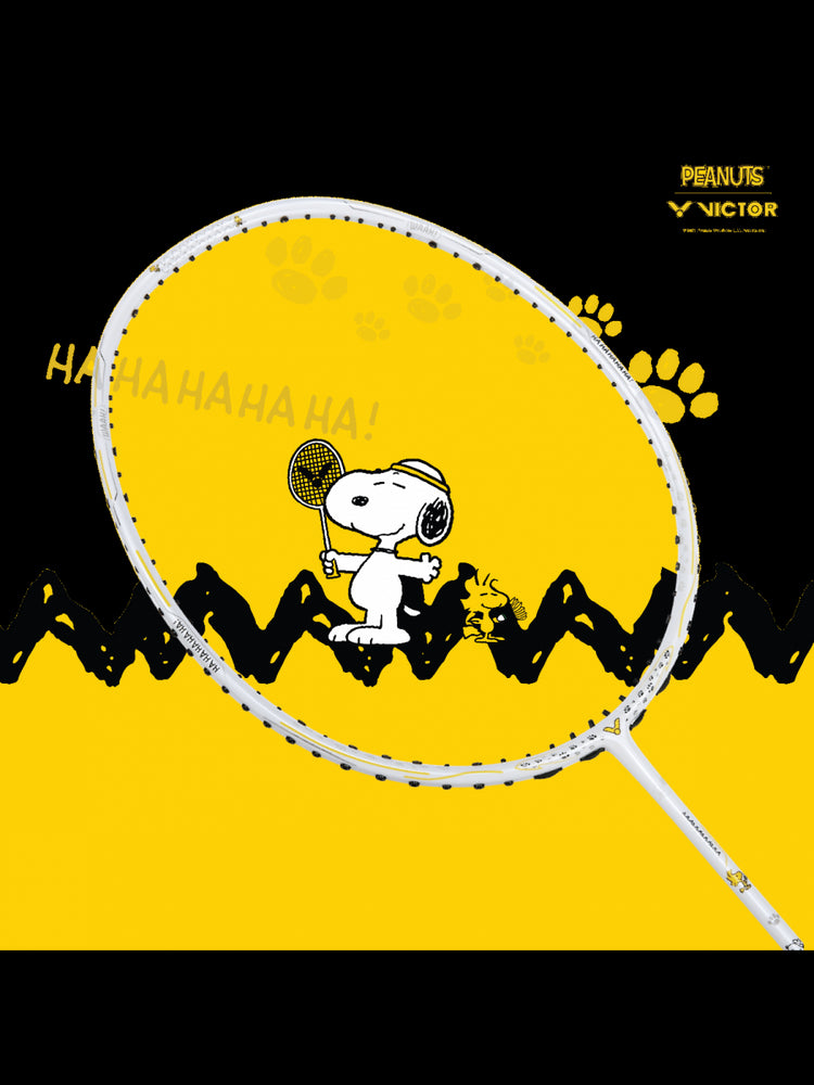 Victor X Peanuts Snoopy Auraspeed SN Unstrung [White] ARS-SN A Unstrung Professional Badminton Racket