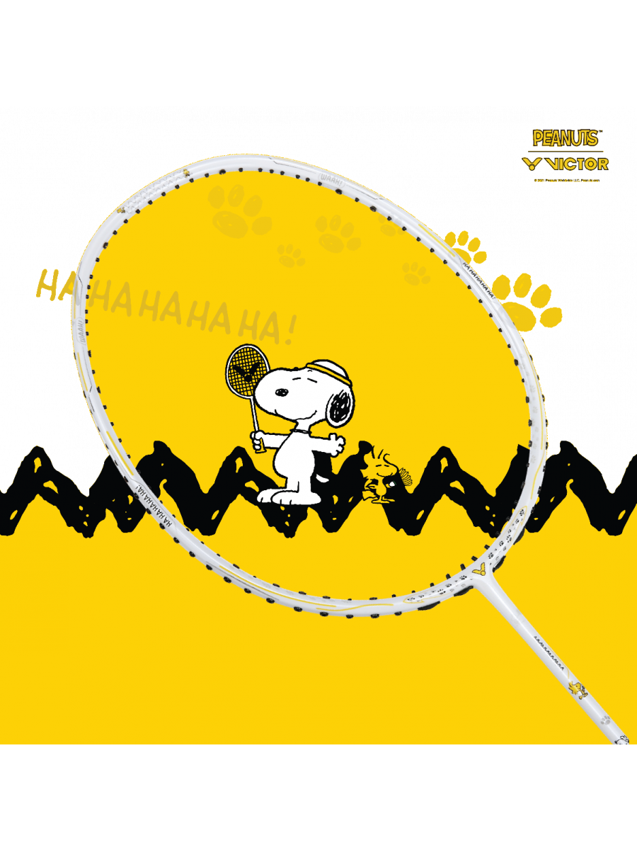 Victor X Peanuts Snoopy Auraspeed SN Unstrung [White] ARS-SN A Unstrung Professional Badminton Racket