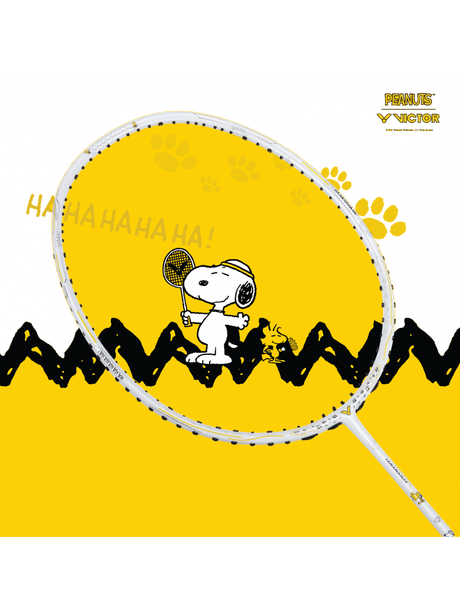 Victor X Peanuts Snoopy Auraspeed SN Unstrung [White] ARS-SN A Unstrung Professional Badminton Racket