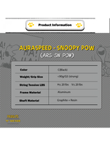 Auraspeed SN POW C Strung Badminton Racket (Peanuts Edition)