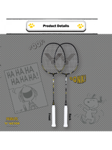 Auraspeed SN POW C Strung Badminton Racket (Peanuts Edition)