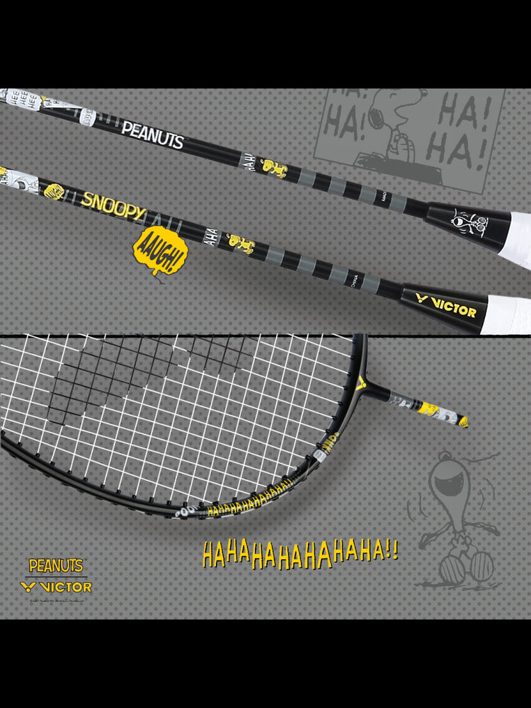 Auraspeed SN POW C Strung Badminton Racket (Peanuts Edition)