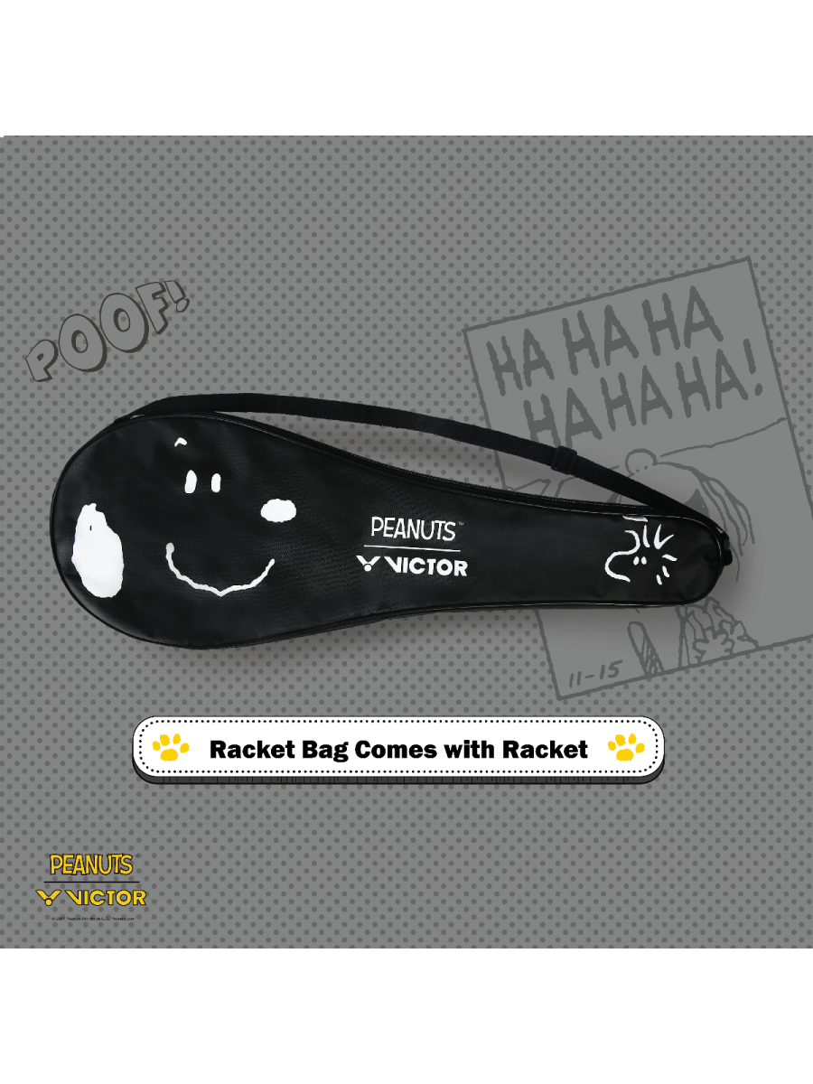 Auraspeed SN POW C Strung Badminton Racket (Peanuts Edition)