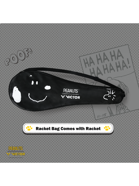 Auraspeed SN POW C Strung Badminton Racket (Peanuts Edition)