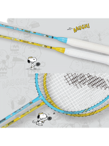 Auraspeed SN Strung Badminton Racket Set of 2(Peanuts Edition)