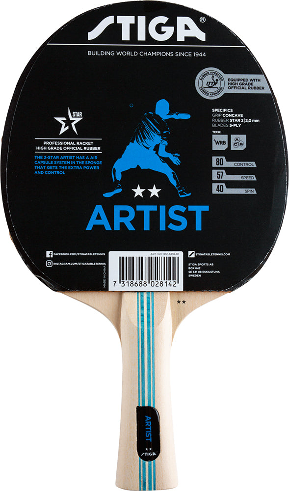 Cosco STIGA Artist Tennis Bat - Cosco Table Tennis Equipment