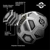 Nivia Black & White Football