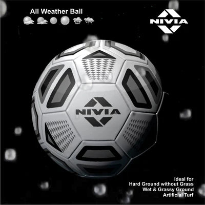 Nivia Black & White Football