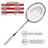 Head Xenon 2.0 Badminton Racquet (Strung)