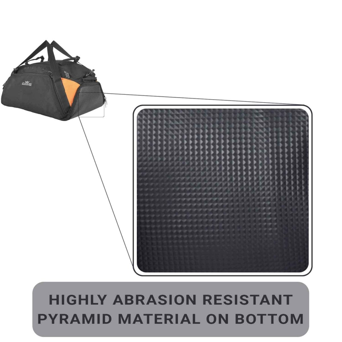 Batclaw 2 in 1- 45 litres Duffle and Motorcycle Tail Bag