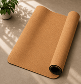 Vedam Cork Yoga Mat | Non-Slip Eco Rubber Base