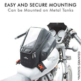 Gods Zeon R1 - Magnetic motorcycle Tank Bag with Capsule Rain Cover (compatible with all bikes)
