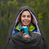 Vector X Tracking Camping Conical Sleeping Bag 180x75cms Indoor Outdoor Lightweight Sleep Bag for Travelling Hiking Bag