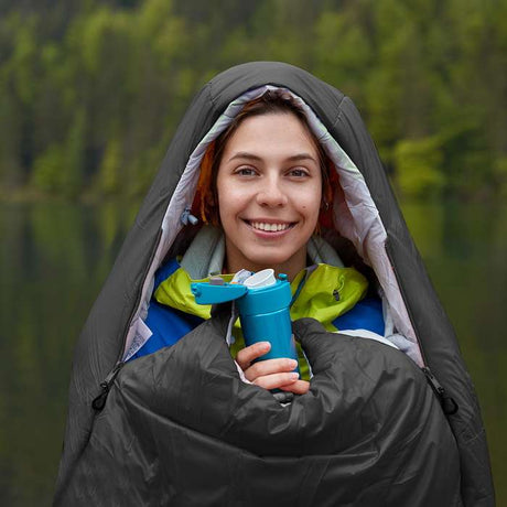 Vector X Tracking Camping Conical Sleeping Bag 180x75cms Indoor Outdoor Lightweight Sleep Bag for Travelling Hiking Bag