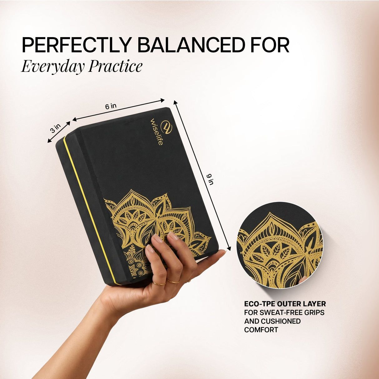 Printed Yoga Block