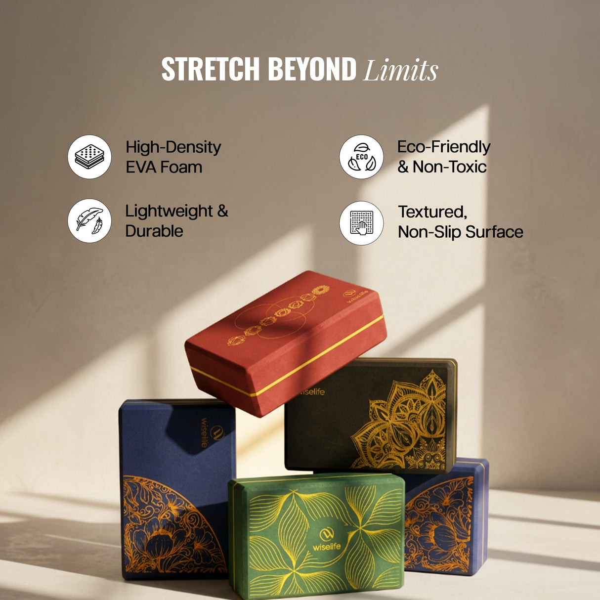 Printed Yoga Block