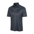 Greg Norman Men's Microlux Fin Stripe Golf Polo T-Shirt - Black
