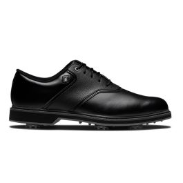 Footjoy Men's Originals XW Spiked Golf Shoes - Black (CS)