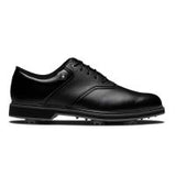 Footjoy Men's Originals XW Spiked Golf Shoes - Black (CS)