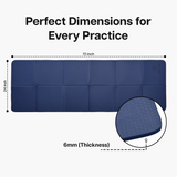 Foldable Travel Yoga Mat TPE 6mm