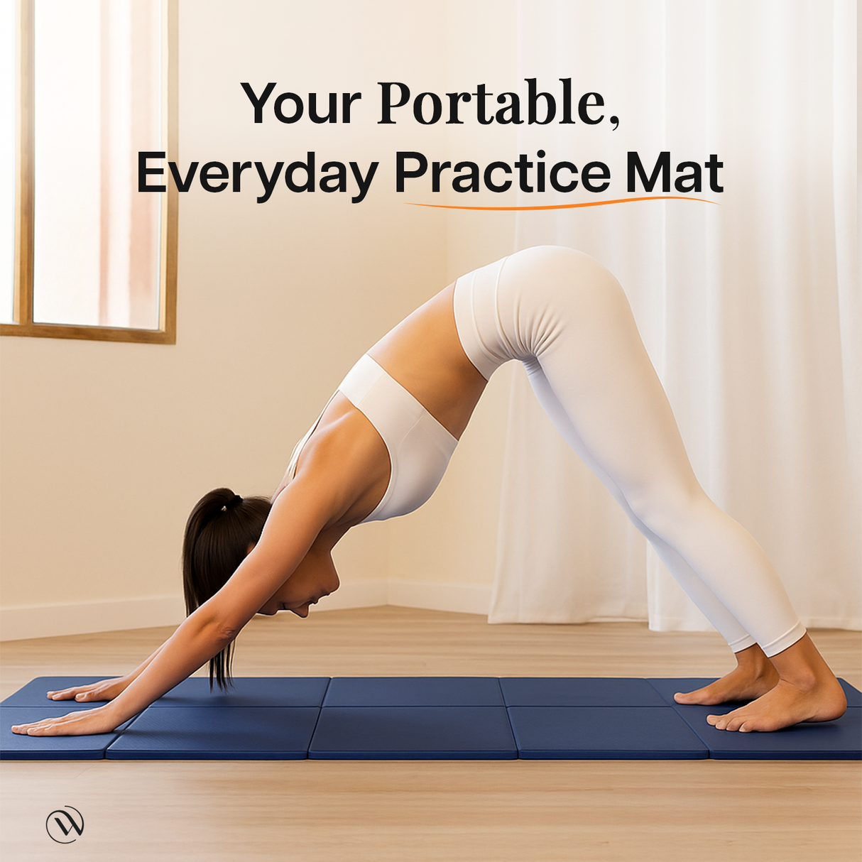 Foldable Travel Yoga Mat TPE 6mm