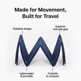 Foldable Travel Yoga Mat TPE 6mm