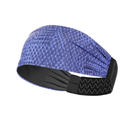 Sports Headband For Men and Women (Blue Snake Print)