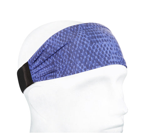 Sports Headband For Men and Women (Blue Snake Print)