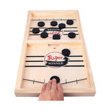 Bouncing Chess / Slingshot / Wooden Puck String Hockey