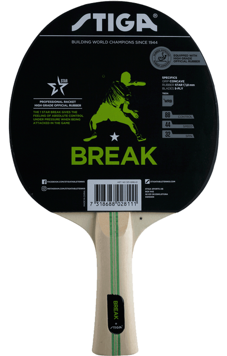 Cosco STIGA Break Tennis Bat - Cosco Table Tennis Equipment