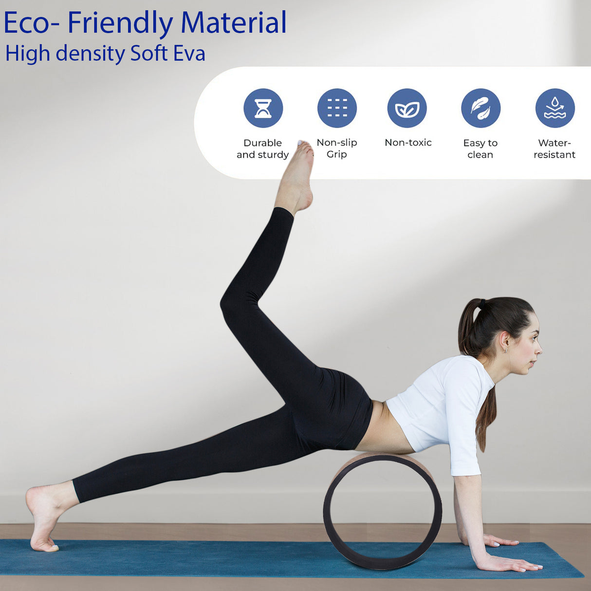 Vedam Yoga Wheel 13 x 6.5 in (cork)