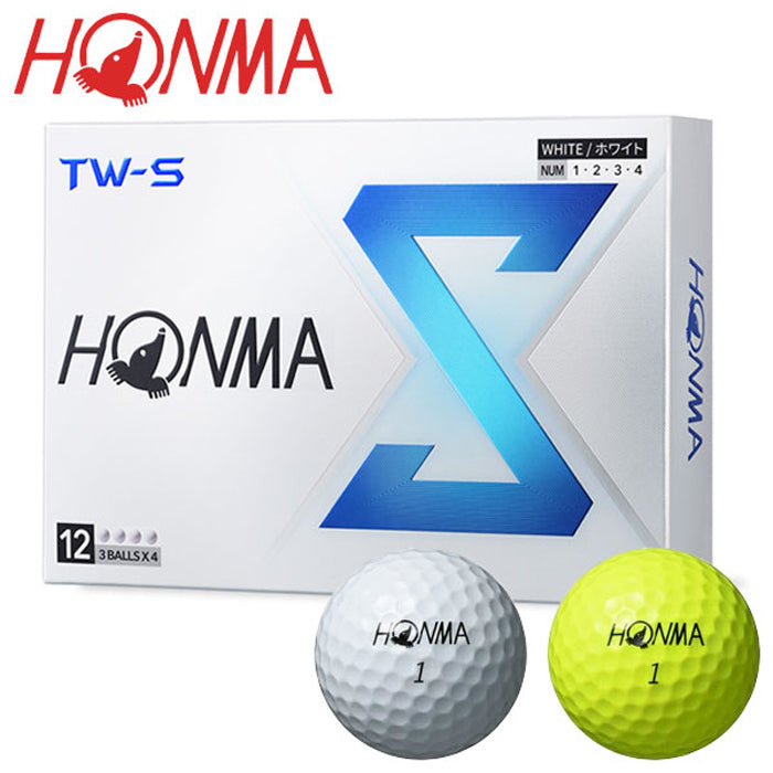 HONMA GOLF BALLS TW-S 2024 BT 2403 WH (Buy 2 Get 1 Free) KIBI Sports