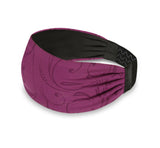 Sports Headband For Men and Women (Burgandy Pattern)