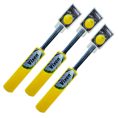 CRICKET PLASTIC BAT & BALL SET VX-333