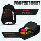 Dolphin Black 26L Unisex Swimming Gym Equipment Backpack |Diving Surfing Sports Bag|Separate Wet Dry Compart|Pocket for Cap & Goggles|Lightweight|Water Resistant|for Men Women