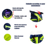 Brute Navy Blue F. Green Unisex Yoga Aerobics Gym Mat Bags Air Ventilated Pocket for Shoes, Front & Top Open, Carry Way with 3-Way Options i.e. Backpack, Holdable or with a Loop