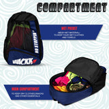 Dolphin Navy Black 26L Unisex Swimming Gym Equipment Backpack |Diving Surfing Sports Bag|Separate Wet Dry Compart|Pocket for Cap & Goggles|Lightweight|Water Resistant|for Men Women