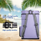 Aqua Lavender Unisex Swimming Bag |Water Sports |Dry Bags |Wet Pocket |Accessories |Beach Bag |Storage Swim Gym Gears |Drawstring Backpack |Netball Backpack | Pocket for Cap and Goggles