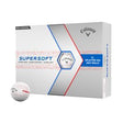 Callaway Supersoft Splatter 360 Golf Balls - White/Red