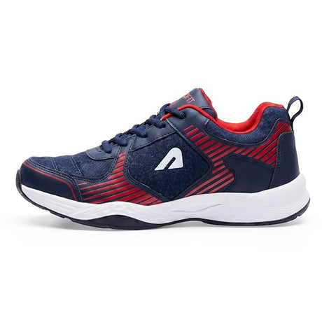 Hawkeye Badminton Shoe - Navy Red | Boldfit