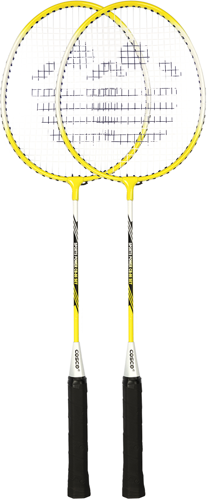 Cosco CB 86 Twin Racket - Hobby Badminton Racquet FULL - Cosco Badminton Equipment