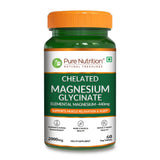 Chelated Magnesium Glycinate | Supports Relaxation, Muscle & Nerve Health - Nutrition by Pure Nutrition