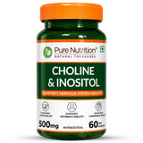 Choline & Inositol 500mg | 60 Veg Capsules - Nutrition by Pure Nutrition