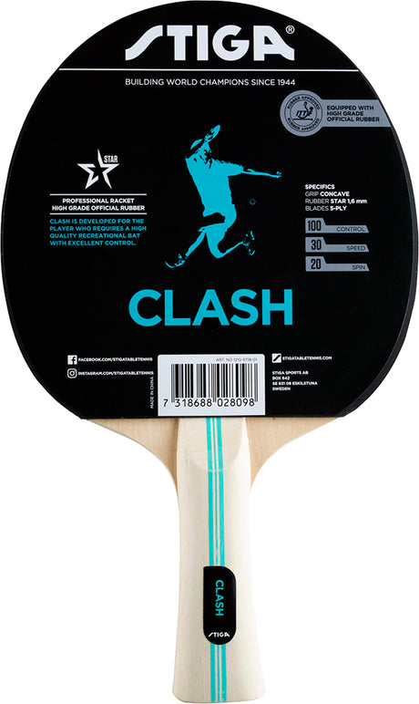 Cosco STIGA Clash Tennis Bat - Cosco Table Tennis Equipment