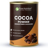 Cocoa Powder 100g | Unsweetened & Alkalized | No Added Sugar | Rich Cocoa Flavor - Nutrition by Pure Nutrition