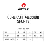 Omtex Core Compression Shorts White