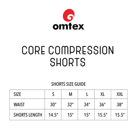 Omtex Core Compression Shorts Black