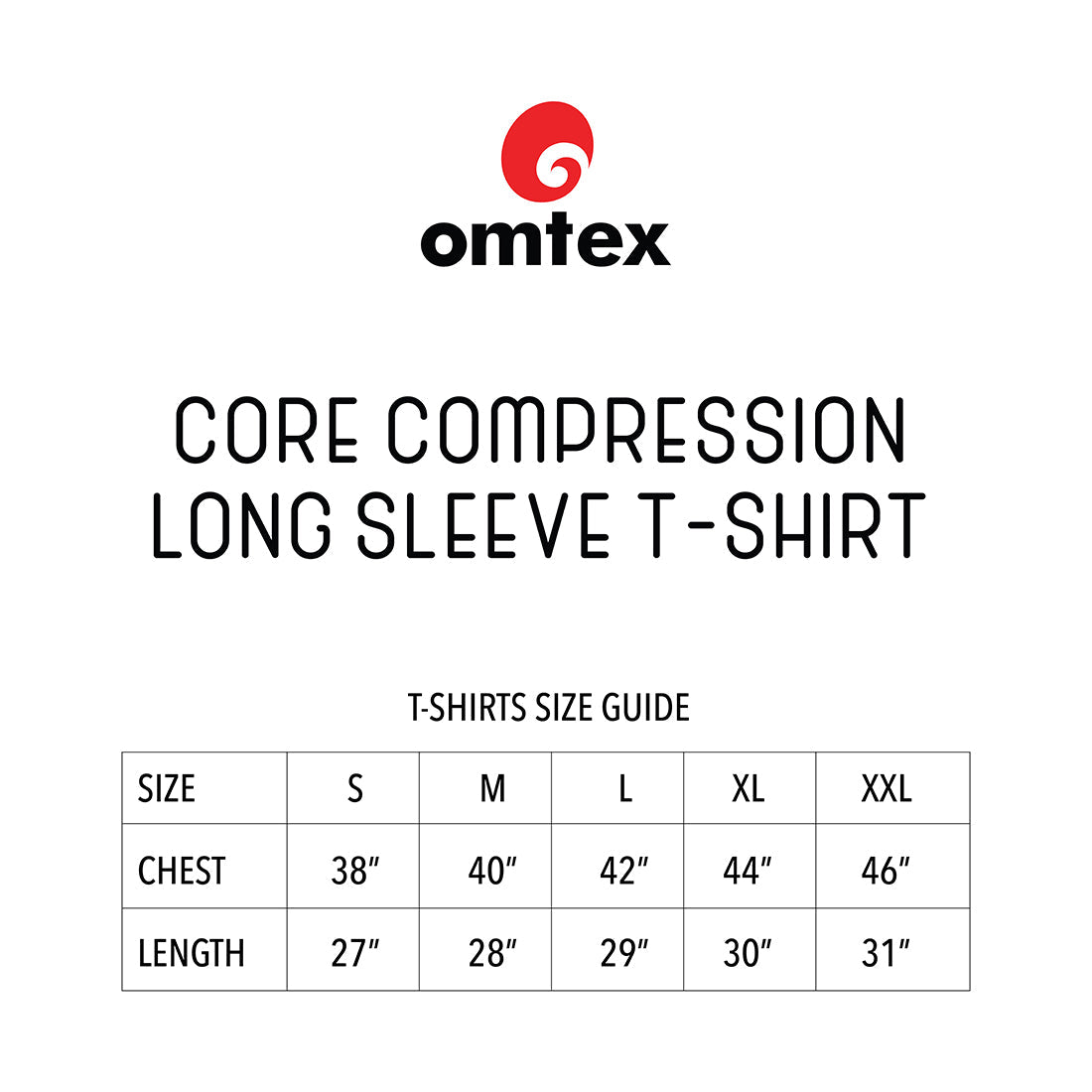 Omtex Core Compression Top FS White