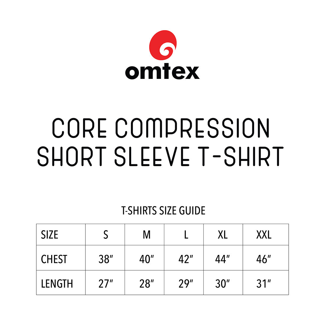 Omtex Core Compression Top HS White